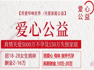 勉县捐卵助孕生子 爱心志愿者招募